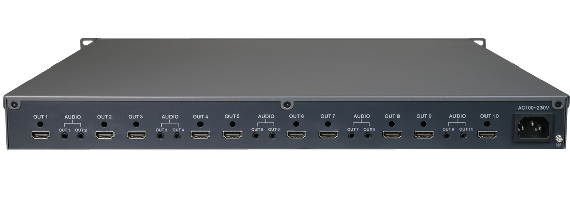 Video Matrix ip-decoder met 10-kanaals HDMI-uitgang, krachtige videomuurbeheerfunctie, kan 25-kanaals 4K decoderen