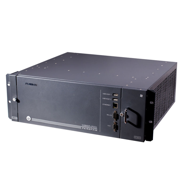 De zwarte Hybride Videodoos van de Matrijsschakelaar voor Toezichtoplossing 1920x1080P Volledige HD